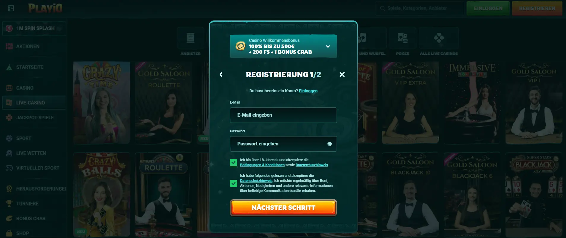 Bonusaktivierung im casino ohne deutsche lizenz bonus